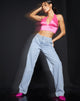 image de Nanda Crop Top in Satin Pink