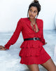 Image de Kepsibelle Robe en Mini Diana Dot Rouge et Noir