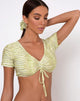 Image de Nachi Bikini Top in Croc Green
