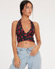 image de Nanda Crop Top in Cherries Black