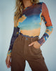 image de Narita Long Sleeve Top dans Heat Map