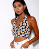Image de Naya Crop Top in Daisy Love Black