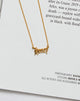 Image du collier en or "miel".