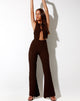 Image de marque de Meldi Trouser in Bubble Jersey Brown