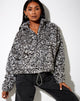 Image de Nero Ring Pull Jacket in Animal Grey