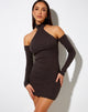Image de Nevair Mini robe en côtes Perle noircie