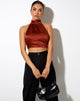 Image de Noela Crop Top in Satin Brick