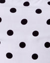 80s Polka Blanc