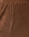 Velours côtelé marron clair