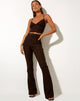 Image de Zaltana Flare Trouser in Tailoring Brown