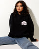 Image de Oversize Hoodie en noir Another Dimension