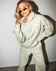 Image of Oversize Hoody in Ecru Cherub LAmour Label Embro