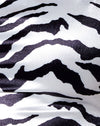 Zèbre horizontal noir et blanc