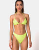 Image de Pami Bikini Top in Coated Lime