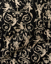 Chérubin baroque noir et or