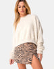 Image de la jupe Pelmet en 90s Zebra Taupe