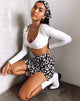 Image de Sheny Mini Jupe en Mini Daisy Noir