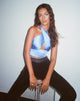 Image de Bailta Crop Top in Satin Azure Blue