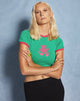 image de Babe Tee in Fun Green Teddy Cuddle