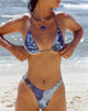 image de Pami Bikini Top in Abstract Floral Blue