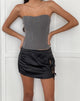 Image de la jupe GAMAY SATIN BLACK