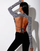 Image de Quelia Crop Top in Wavey Dogtooth