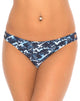 Image de la culotte de bikini Rae Navy Wave Ground