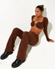 Image de Rana Crop Top en Lycra Cocoa