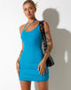 Image de Ranti Mini Robe en Maille Turquiose
