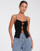 IMAGE DU Top Rayu en Zebra Flock Black