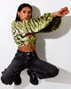 Image de Reilo Crop Top in Tiger Full Khaki