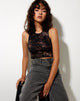 Image de Givas Crop Top in Oil Smoke