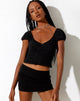 Image de Glasty Crop Top in Dainty Daisy Flock