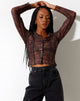 Image de la chemise Keera en Summer Rays Brown