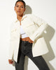 Image de Marcel Shirt in Quilted Warm White