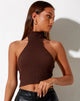 Image de Moila Crop Top in Knit Chocolate