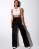 Image de Obeli Trouser in Rib Black