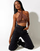 Image de Silta Crop Top in Deep Mahagony