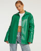 Veste Walta en Pu Kelly Green