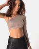 Image de Rhi Top en Cocoa Spandex