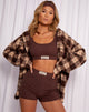 Image de Lou Hot Pant en acajou profond Modern Day Label Embro