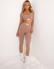 Image de Lulla Legging en vison d'argent avec étiquette Modern Day Embro