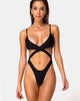 Image de Riko Swimsuit in Matte Black