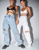 Image de Rips Parallel Jean in White Wash