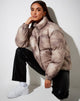 Image de Rofer Puffer Jacket in Beige Smoke