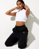 Image de Roider Jogger en noir Mushroom Red Embro