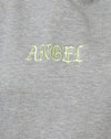 Gris-marron avec broderie "Angel" en citron