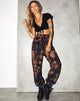 Image de Roider Jogger en noir Rust Tie Dye