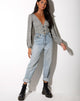 Image de Roma Long Sleeve Top in Mini Jaguar