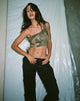 Image de Romila Crop Top in Dystopian Crease Khaki